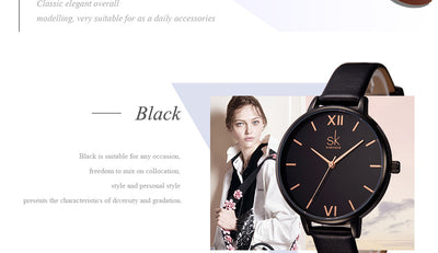 Reloj para Mujer con Correa de Cuero PU Resistente al Agua - Image 13