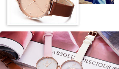 Reloj para Mujer con Correa de Cuero PU Resistente al Agua - Image 16