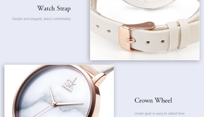 Reloj para Mujer con Correa de Cuero PU Resistente al Agua - Image 19