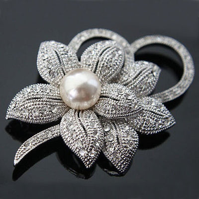 Broche Moño de Perlas de Cristal para Dama - Image 12