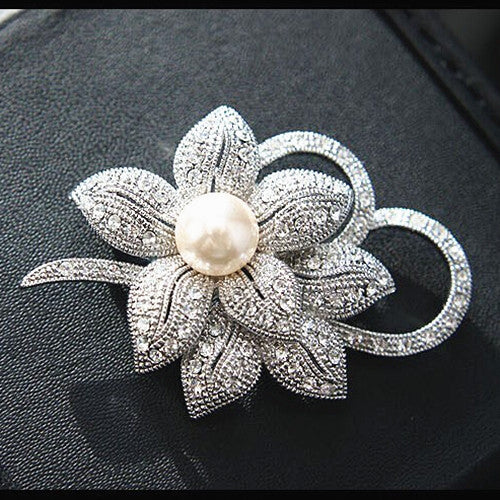 Broche Moño de Perlas de Cristal para Dama - Image 14