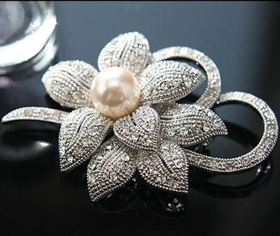 Broche Moño de Perlas de Cristal para Dama - Image 15