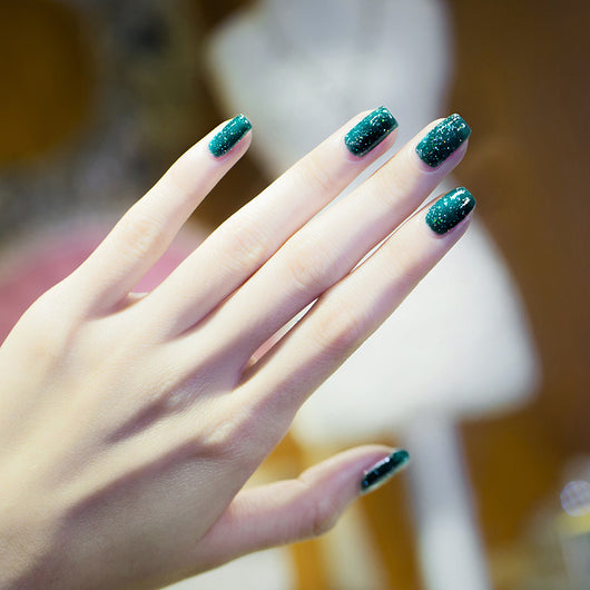 Uñas de Terapia Lumínica Arcoíris con Diseño de Estrellas - 29 Colores - Image 11