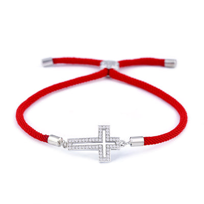 Pulsera de Cuerda Roja con Zirconia - Protección y Estilo - Image 12