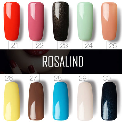 Gel UV para Uñas ROSALIND Color Sólido - Tratamiento Profesional Salón 10ml - Image 36