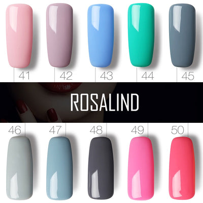 Gel UV para Uñas ROSALIND Color Sólido - Tratamiento Profesional Salón 10ml - Image 38