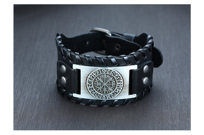 Pulsera de Cuero Ancha para Hombre - Image 30
