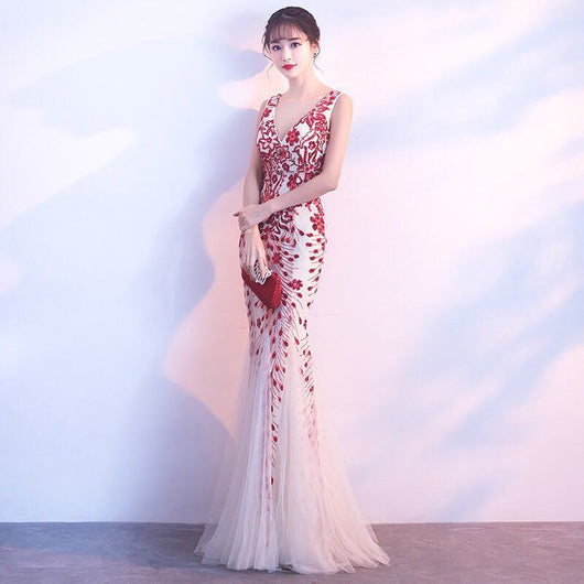 Vestido Largo Cola de Pez Elegante - Image 13