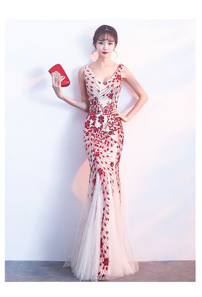 Vestido Largo Cola de Pez Elegante - Image 15