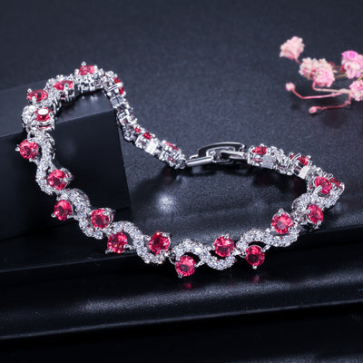 Pulsera de Oro Blanco con Diamantes Brillantes - Image 12