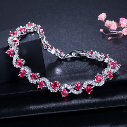 Pulsera de Oro Blanco con Diamantes Brillantes - Image 12