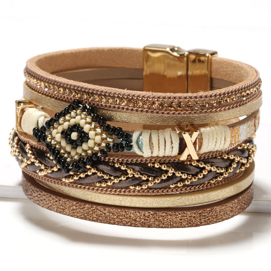 Pulsera Tejida con Ojo Protector - Image 6