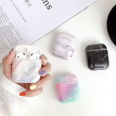 Funda de Mármol Blanco Compatible con AirPods - Protección Premium - Image 12
