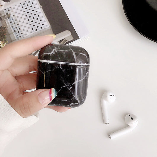 Funda de Mármol Blanco Compatible con AirPods - Protección Premium - Image 13