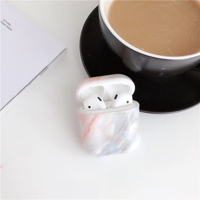 Funda de Mármol Blanco Compatible con AirPods - Protección Premium - Image 16