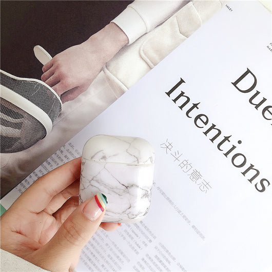 Funda de Mármol Blanco Compatible con AirPods - Protección Premium - Image 17