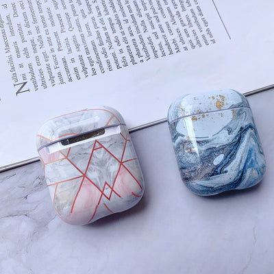 Funda de Mármol Blanco Compatible con AirPods - Protección Premium - Image 24