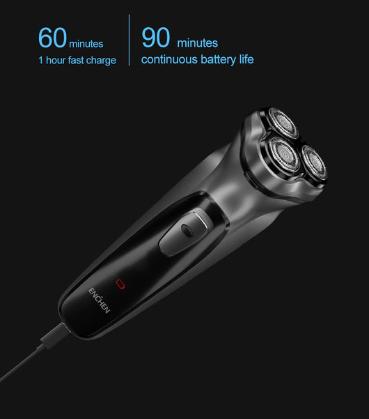 Afeitadora Eléctrica Xiaomi Enchen Blackstone 3D - Recargable USB y Lavable - Image 24