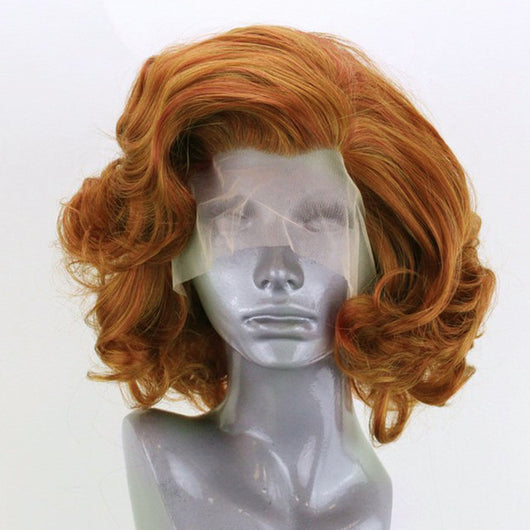 Peluca Corta Esponjosa Rizada - Cabello Sintético Fluffy Bobo - Image 6