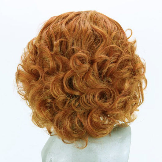 Peluca Corta Esponjosa Rizada - Cabello Sintético Fluffy Bobo - Image 7