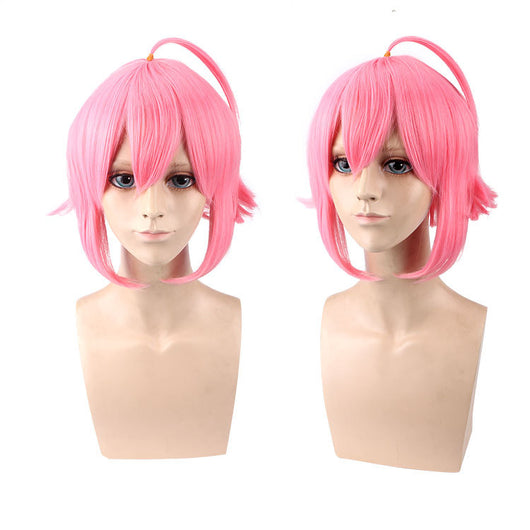 Peluca de Cosplay Rosa Voluminosa Invertida - Image 9
