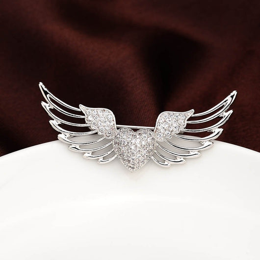 Broche de Alas de Ángel con Circonitas Engarzadas - Image 11