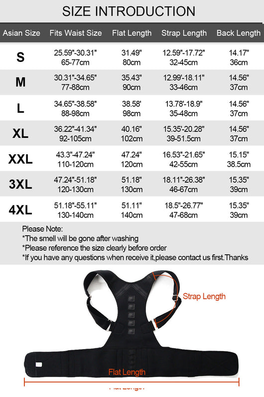 Corrector de Postura Magnético Ajustable con Soporte Lumbar para Hombre - Image 7