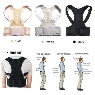 Corrector de Postura Magnético Ajustable con Soporte Lumbar para Hombre - Image 8