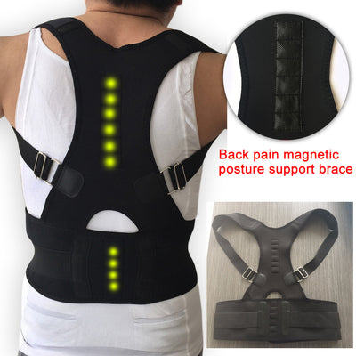 Corrector de Postura Magnético Ajustable con Soporte Lumbar para Hombre - Image 9