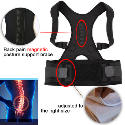 Corrector de Postura Magnético Ajustable con Soporte Lumbar para Hombre - Image 14