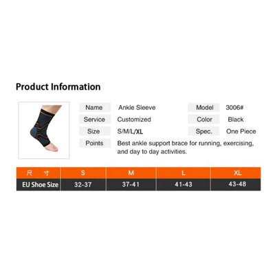 Tobillera de Compresión en Nylon - Soporte y Protección - Image 8