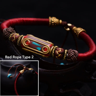 Pulsera Bohemia Nudo Dragón Tejida a Mano en Latón Vintage para Mujer - Image 6