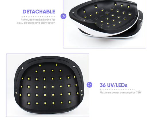 Lámpara LED de Fotopolimerización 72W de Alta Potencia con Control Inteligente - Image 8