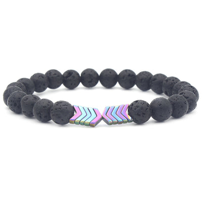 Pulsera de Piedra Natural Volcánica con Magnetismo para Hombre y Mujer - Image 12