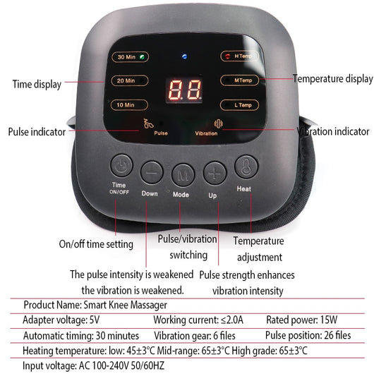 Masajeador Inteligente de Rodilla con Tecnología de Calor - Image 17