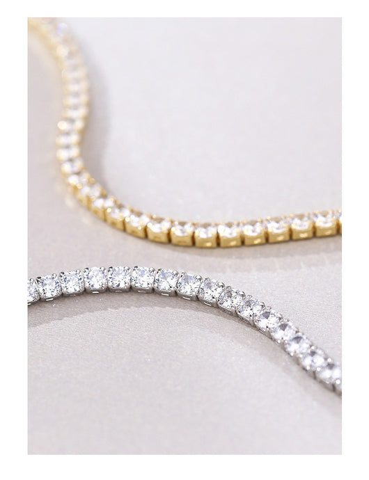 Pulsera de Diamantes Cosidos en Plata 925 Estilo Retro - Image 13