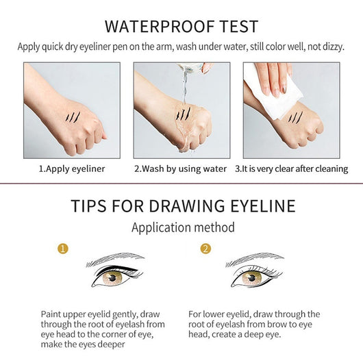 Delineador Líquido Waterproof con Punta Destacadora - Maquillaje Profesional - Image 18