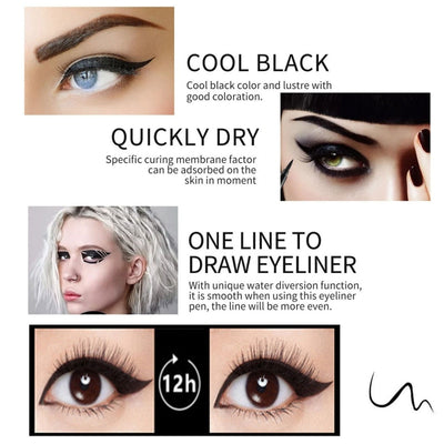 Delineador Líquido Waterproof con Punta Destacadora - Maquillaje Profesional - Image 19