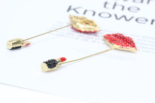 Broche Labial Diamante Rojo Brillante - Image 17