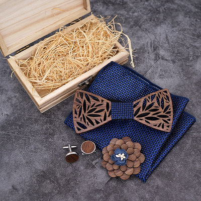 Corbatín de Madera Elegante para Traje y Eventos Formales - Image 8