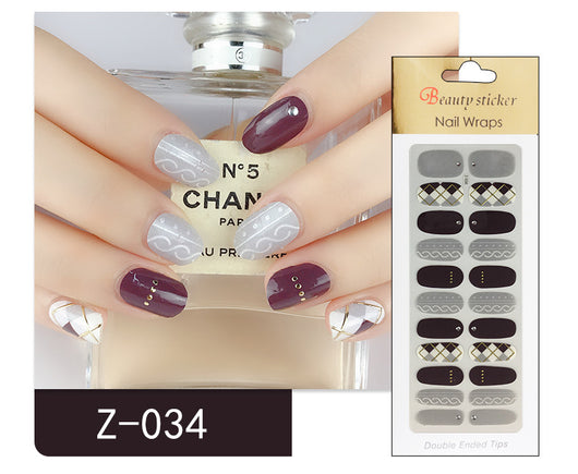 Esmalte de Uñas Premium con Adhesivos Decorativos - Image 10