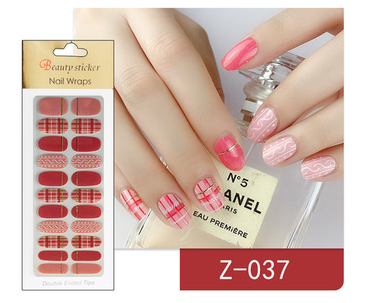 Esmalte de Uñas Premium con Adhesivos Decorativos - Image 13