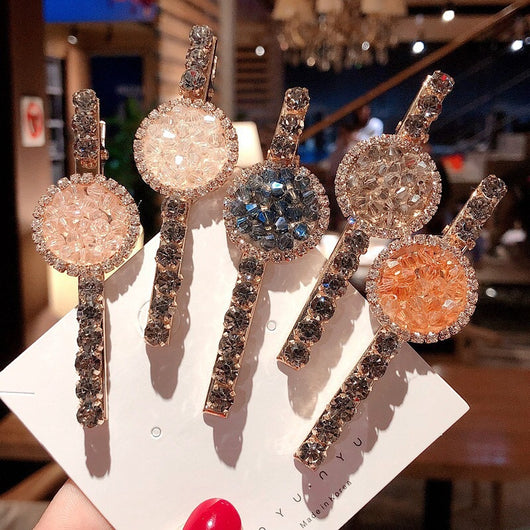 Pasador de Cristal Brillante con Rhinestones - Image 8