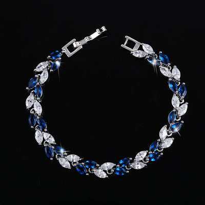 Pulsera de Moda Coreana con Hojas de Circón AAA - Image 9