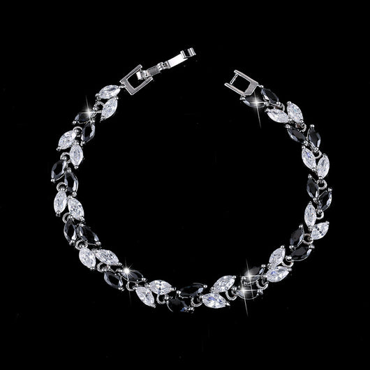 Pulsera de Moda Coreana con Hojas de Circón AAA - Image 15
