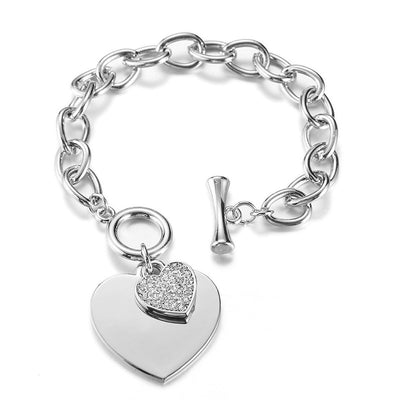 Pulsera de Diamantes con Corazón de Durazno - Image 8