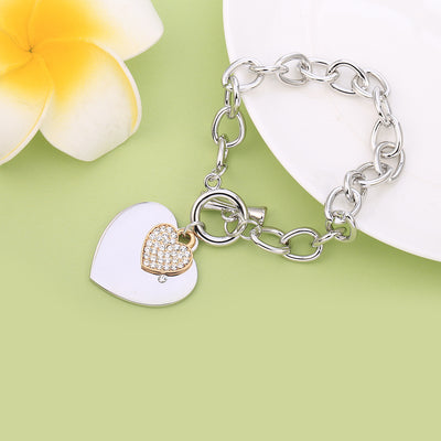 Pulsera de Diamantes con Corazón de Durazno - Image 10