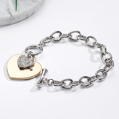 Pulsera de Diamantes con Corazón de Durazno - Image 13