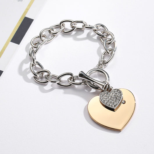 Pulsera de Diamantes con Corazón de Durazno - Image 14
