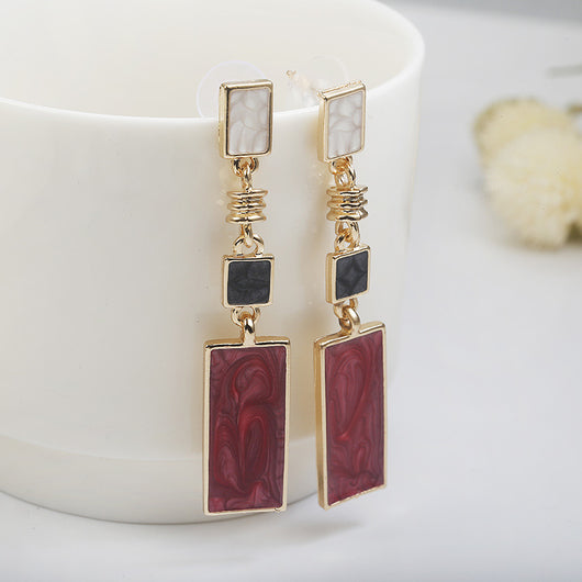 Aretes Rectangulares Elegantes - Image 7